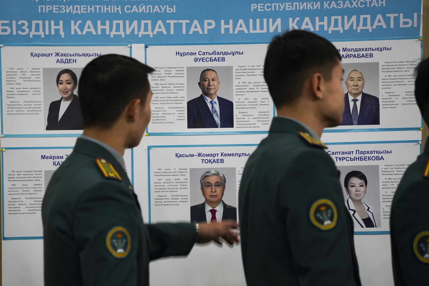 APTOPIX Kazakhstan Election